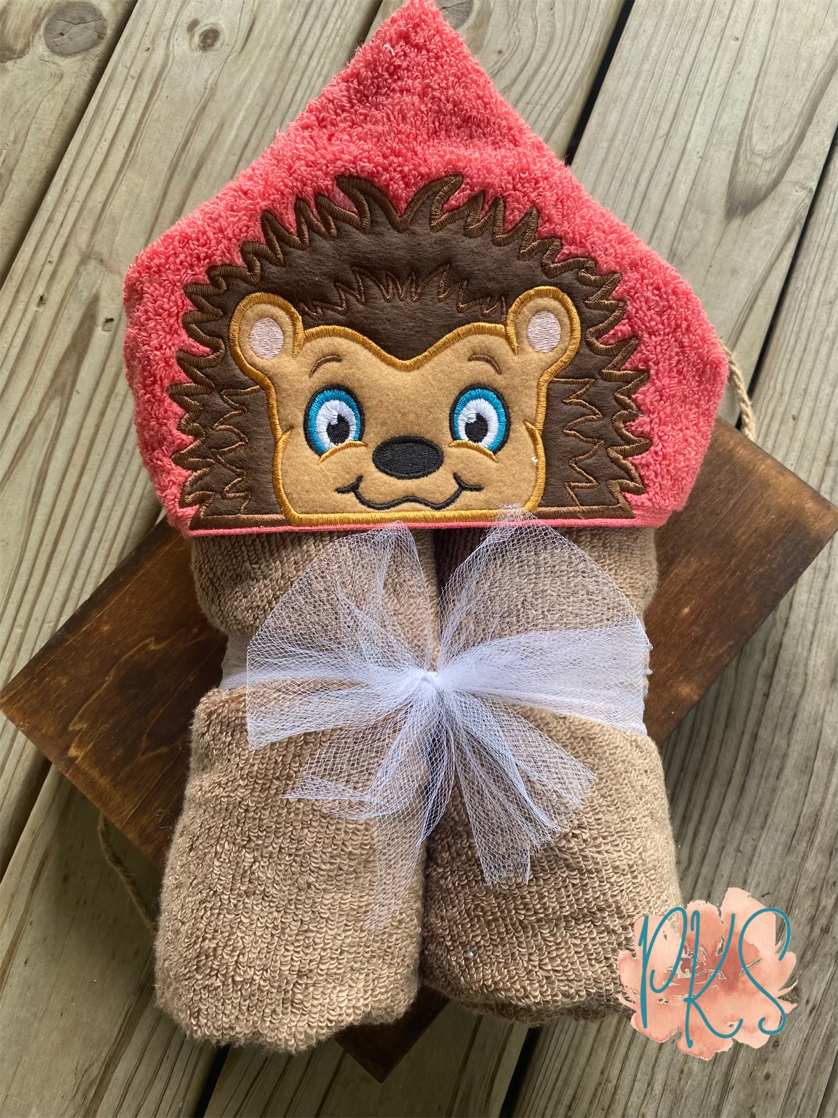 Hedgehog Hooded Towel