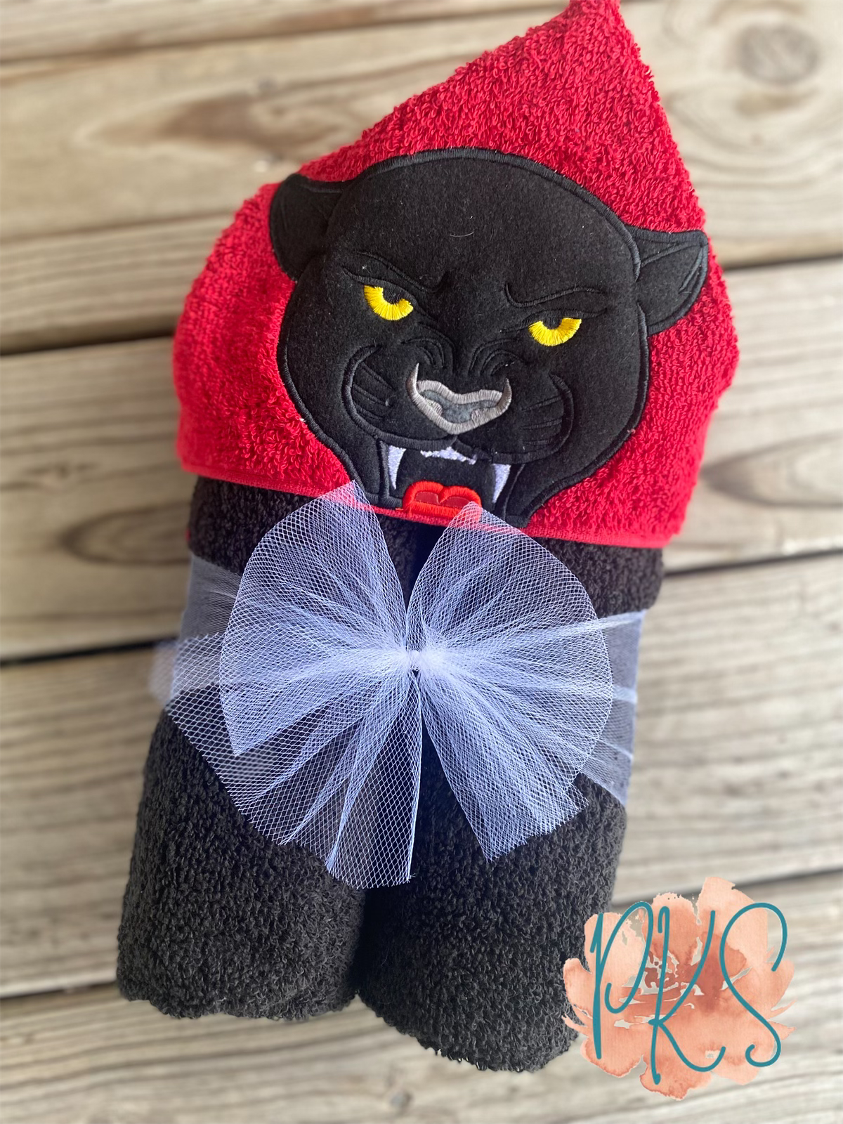 Growling Panther Hooded Towel