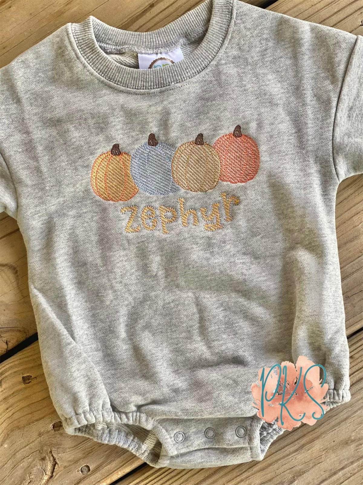 Pumpkin Patch Sweatshirt Bubble Romper