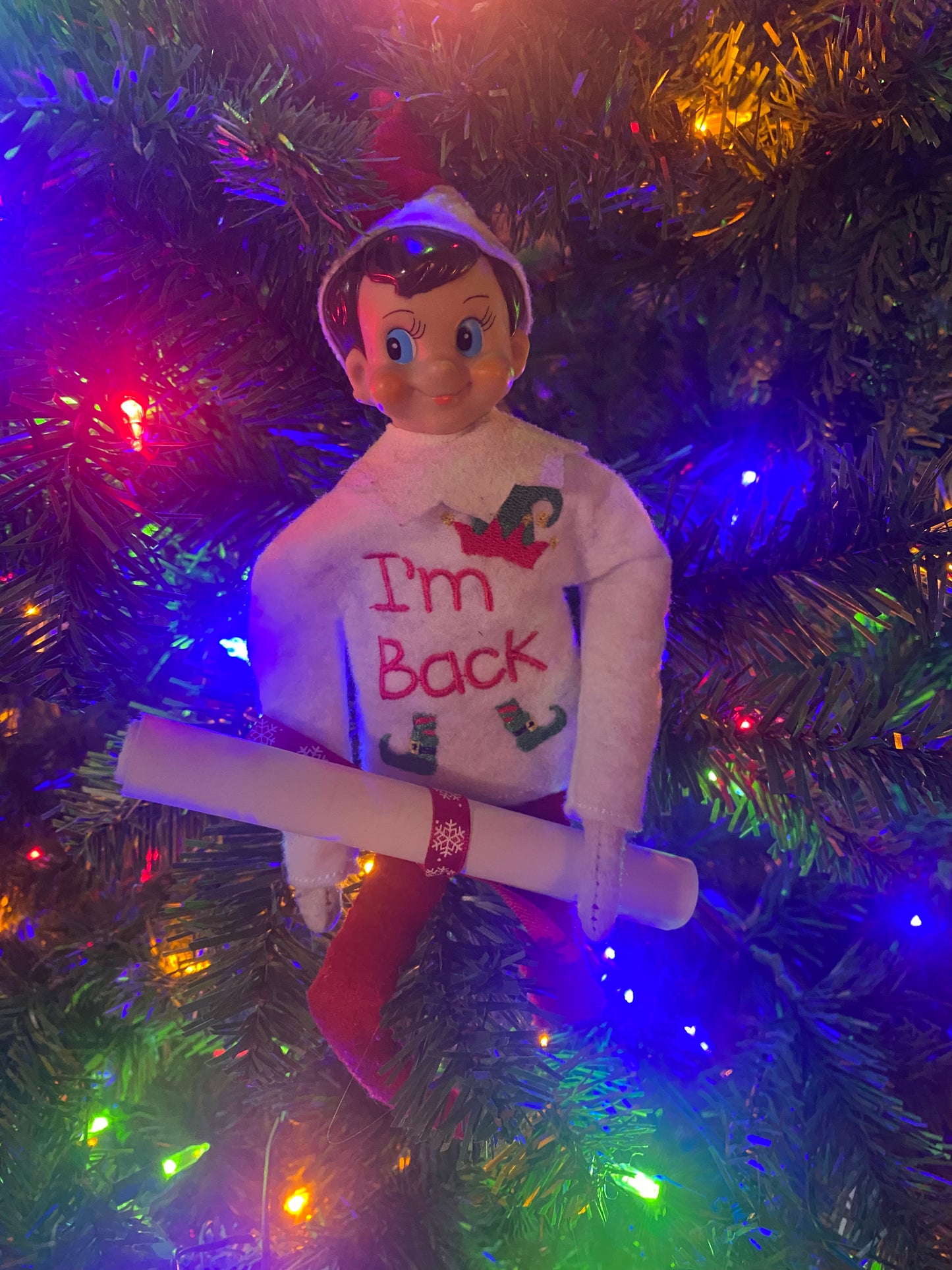 “I’m Back” Elf Sweater