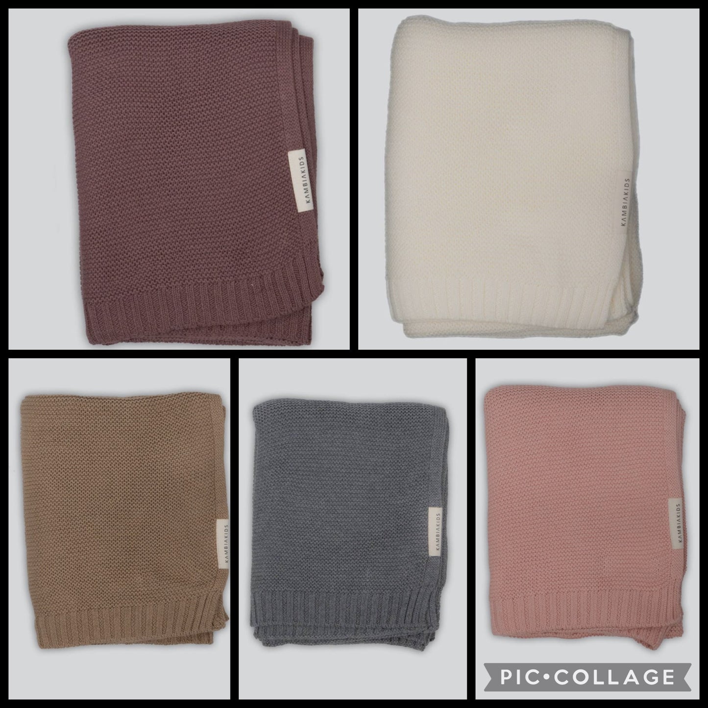 Personalized Cotton Knit Baby Blanket