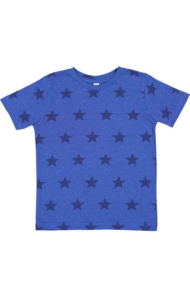 Star Print 3D Embroidered Shirt - 4th of July Star Shirt
