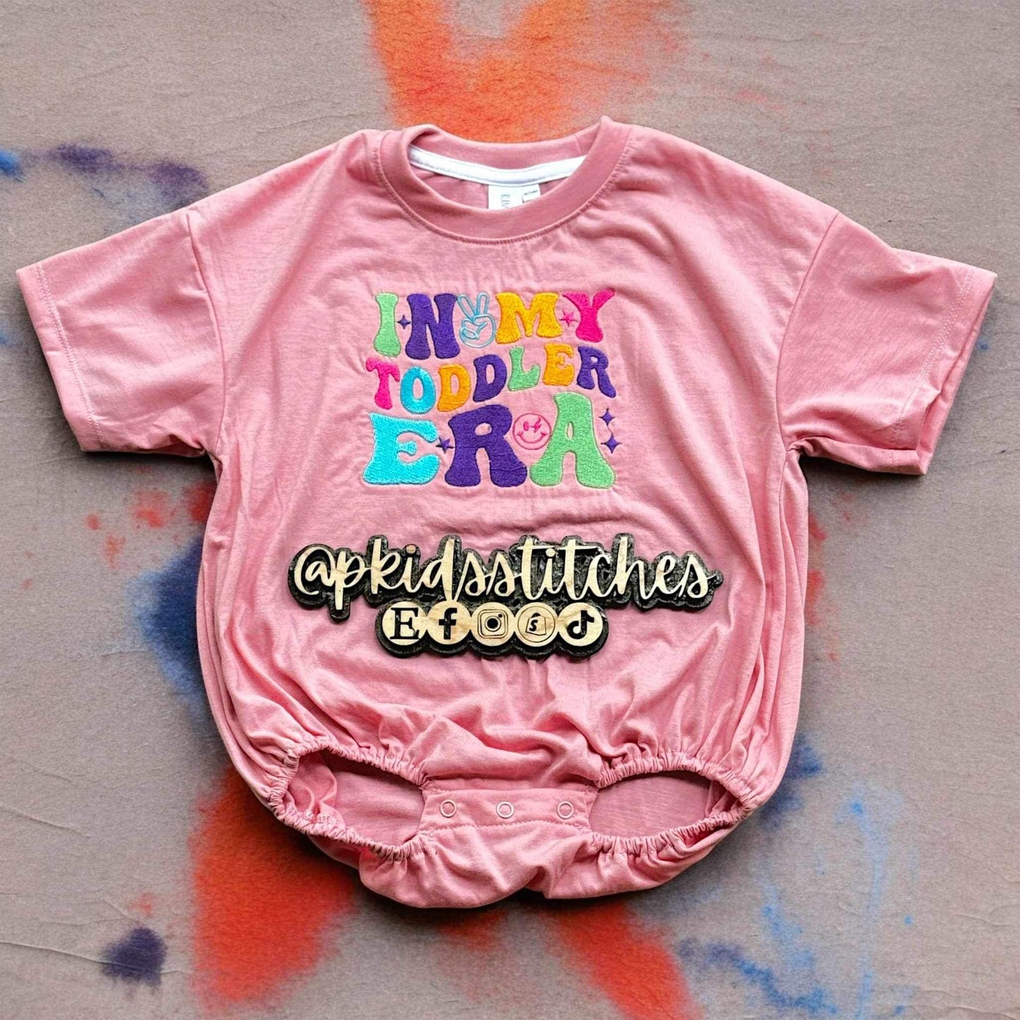 “In My Toddler Era” Baggy Romper