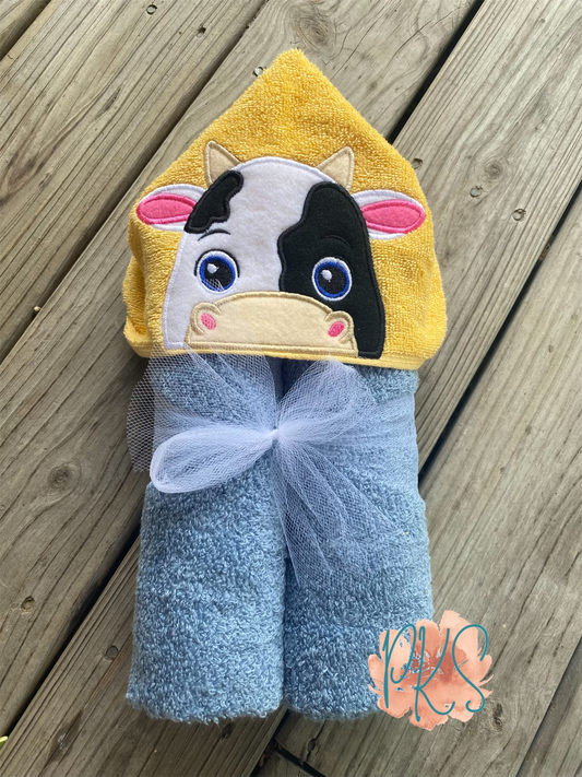Cow Hooded Towel