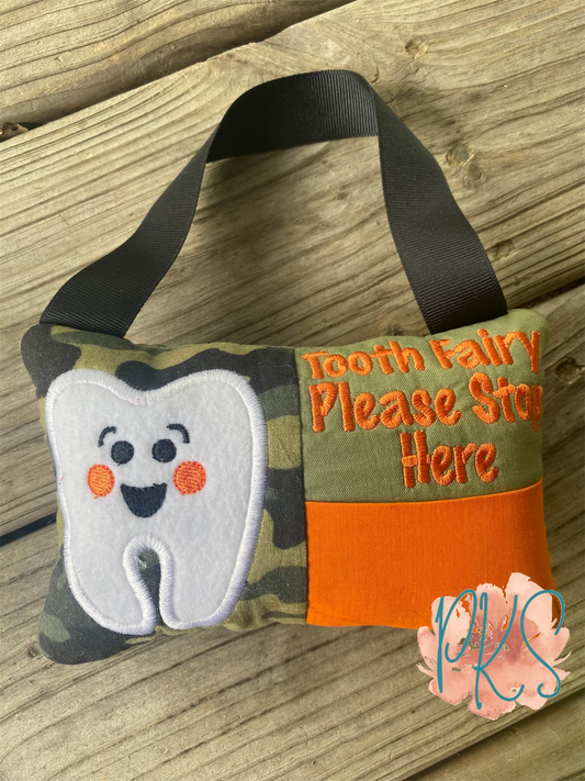 Camo Tooth Fairy Pillow