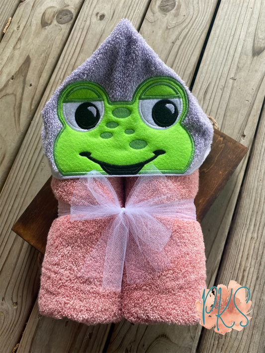 Frog Hooded Towel