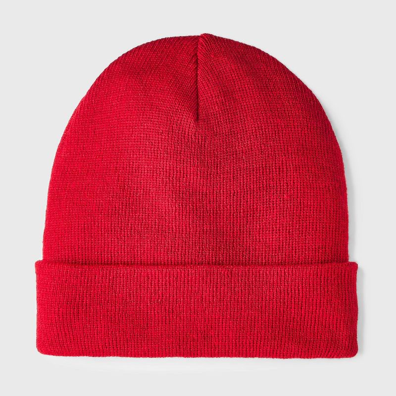Embroidered Knit Beanie