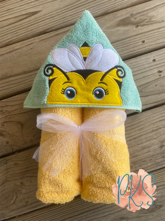 Bumblebee Hooded Towel