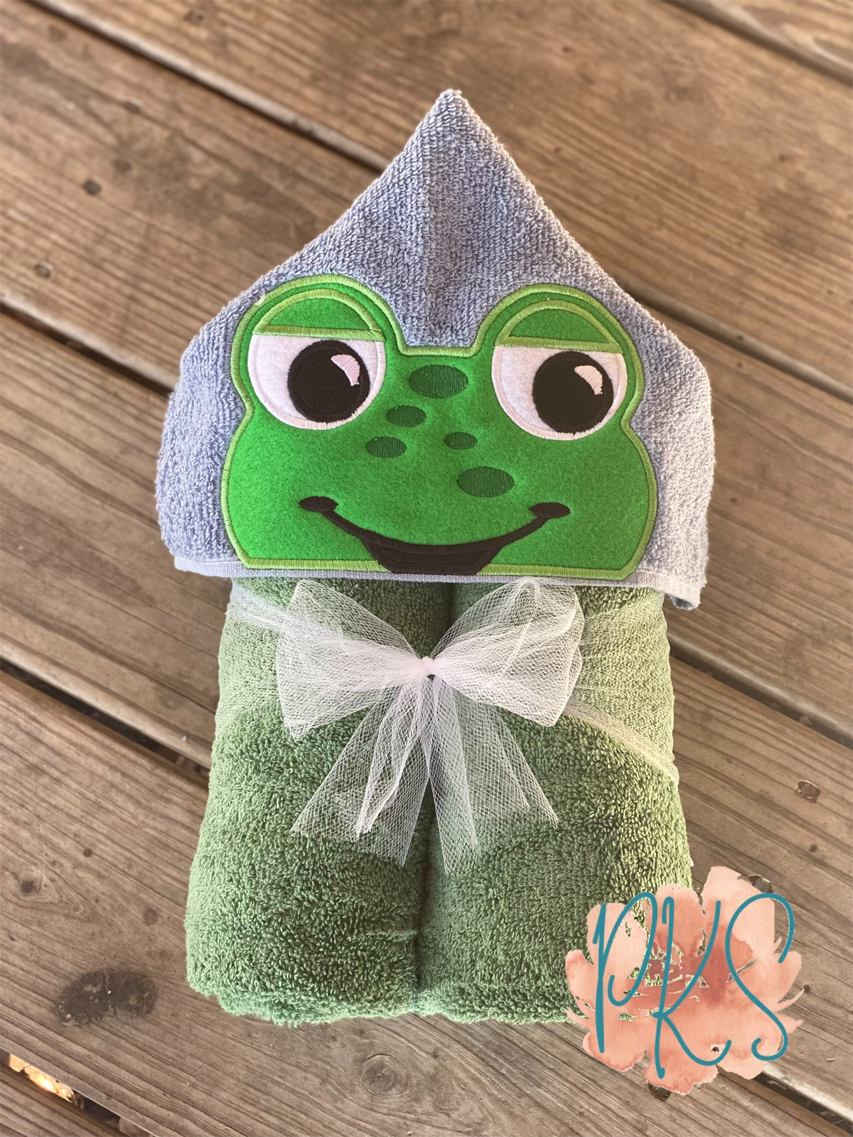 Frog Hooded Towel